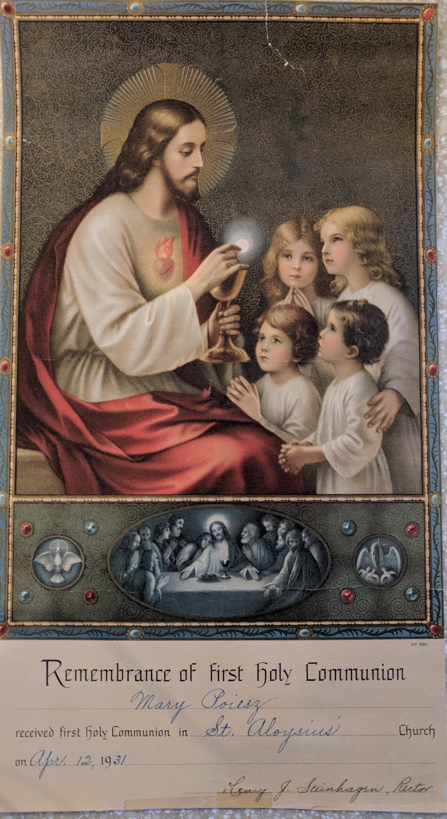 Remembrance Mary Communion