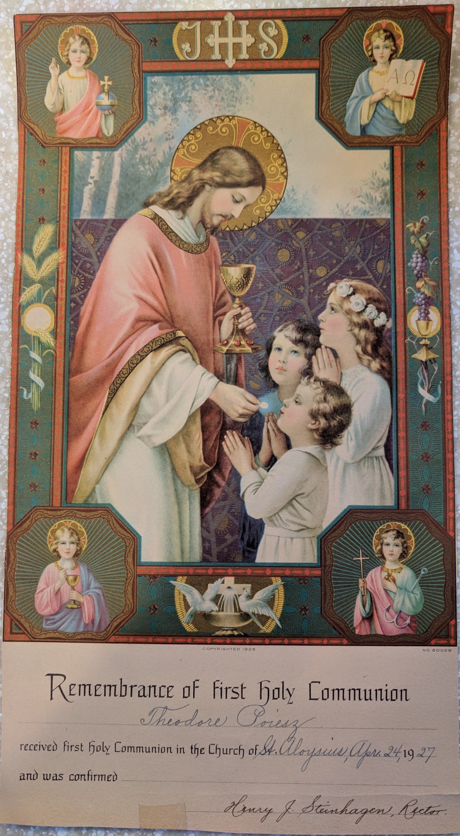 Remembrance Theodore Communion